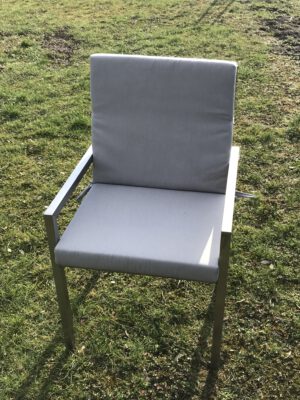 Polsterauflage für den Lounge Sessel aus Edelstahl - Farben nach Wahl